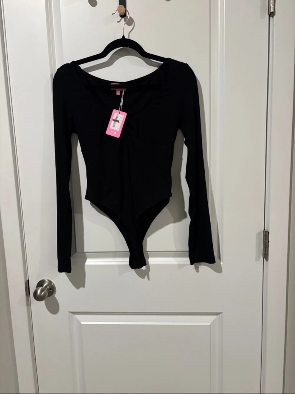 Jonah Long Sleeve V Neck Bodysuit - Picture 4 of 7